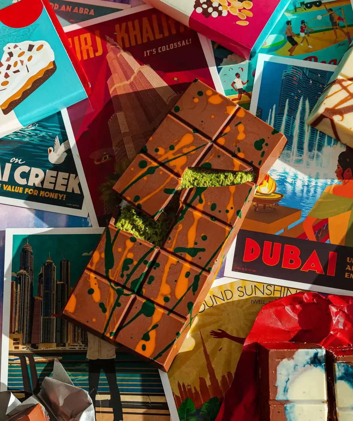 Fix Dessert Chocolatier Can't Get Knafeh of It The Original Dubai Chocolate - Pistachio Knafeh Bar - Hero x1 Chocolate Bar Fix Dessert Chocolatier