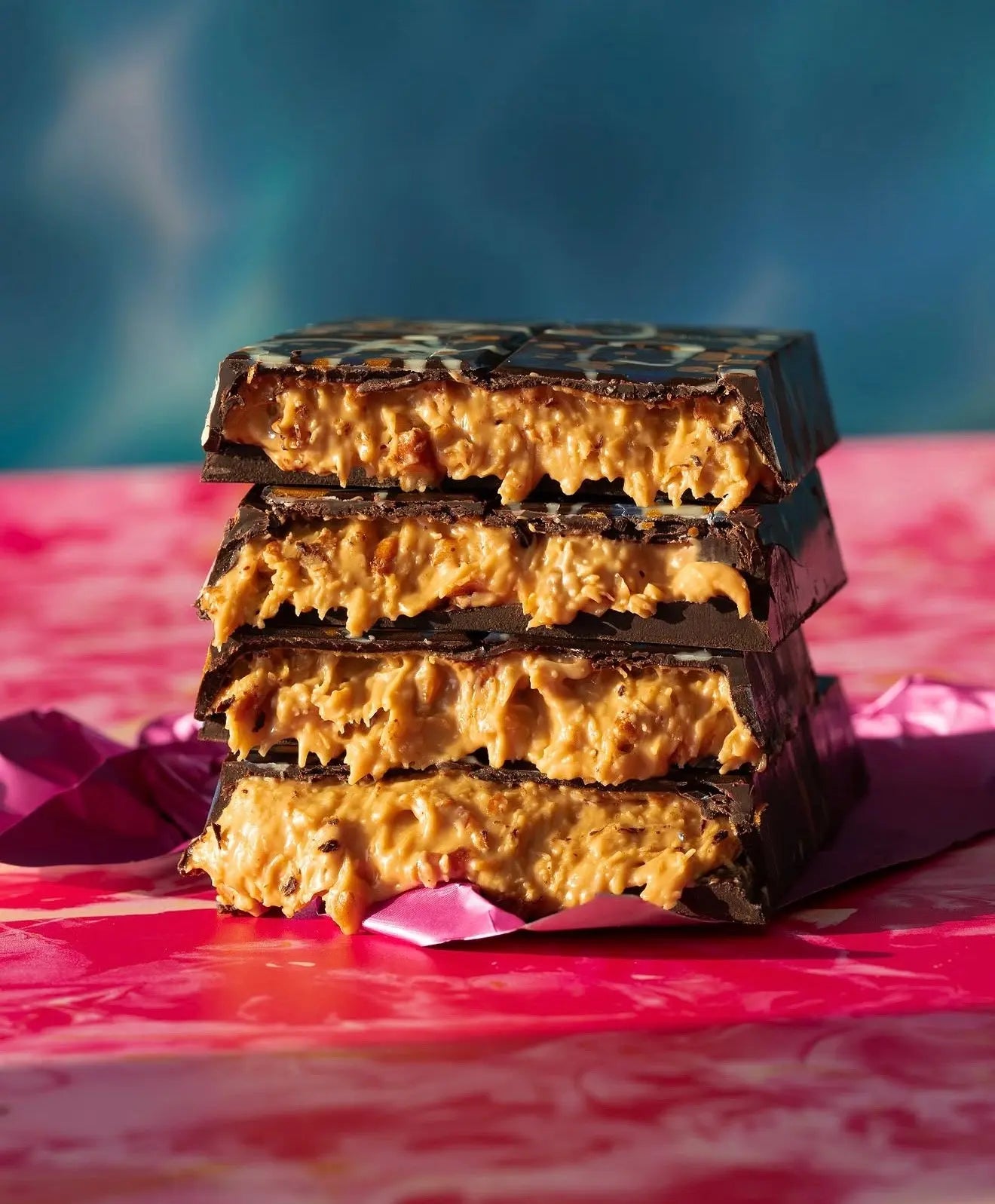 Dubai Viral Salted Caramel Pretzel Crunch Dark Chocolate Bar – Midnight Edition (200g) Dubai Chocolates